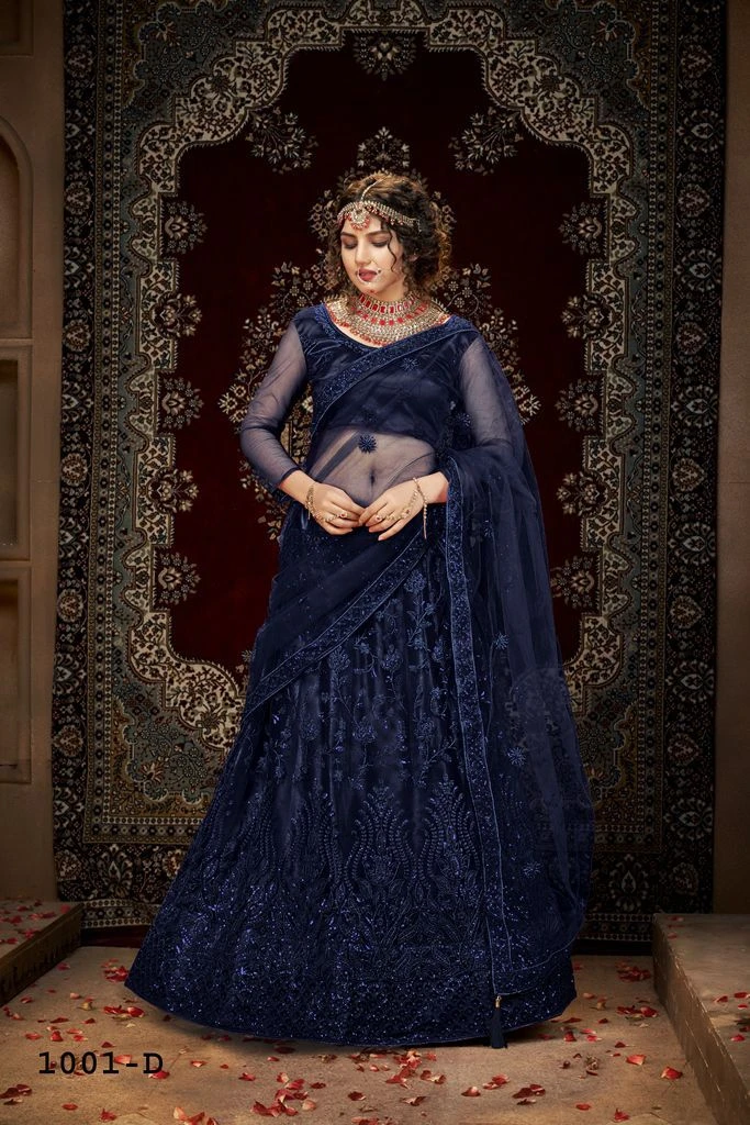 Mrudangi Maharani Colour Edition Net Wholesale Lehenga Catalog — Wholesale Lehenga, MPA wholesale from Surat — Photo 2